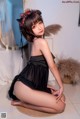 蠢沫沫 Cosplay 黑睡裙 Black Nightdress P7 No.9853e4 Image No. 67