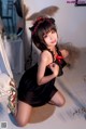 蠢沫沫 Cosplay 黑睡裙 Black Nightdress P33 No.ee3cb2 Image No. 15