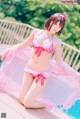 [霜月shimo] Megumi Kato 加藤恵 Swimsuit Version P1 No.beb051