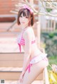 [霜月shimo] Megumi Kato 加藤恵 Swimsuit Version P7 No.20bf15
