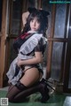 Coser @ 抱走 莫 子 aa - 黑丝 猫咪 小 女仆 (44 photos) P3 No.67ce0c Image No. 83